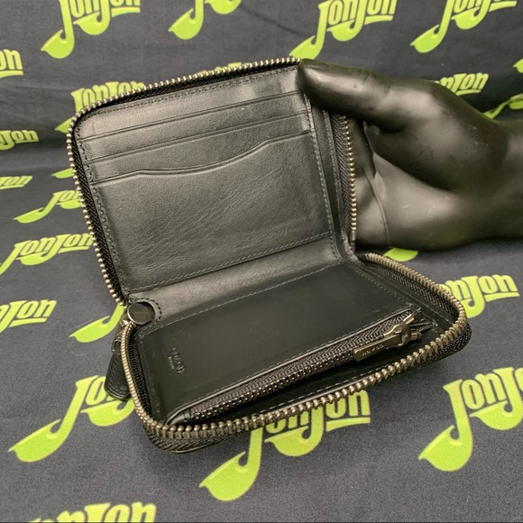 Coach Medium Zip Around Wallet in Signature Canvas - Picture 6 of 8